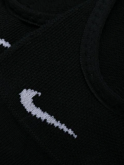 Shop Nike Pack Of Three Sock - Black