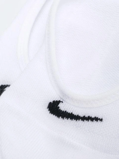 Shop Nike Pack Of Three Socks - White