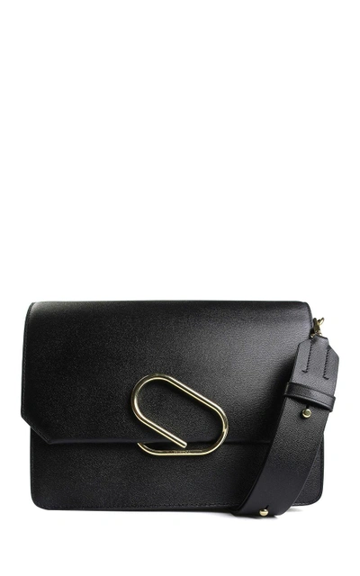 Shop 3.1 Phillip Lim / フィリップ リム Alix Smooth-leather Shoulder Bag In Nero