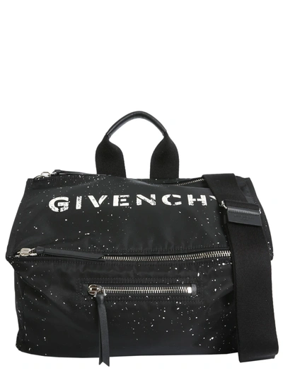 Shop Givenchy Pandora Messenger Bag In Nero