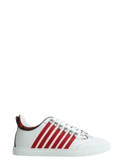 Shop Dsquared2 Runner Sneakers In Bianco