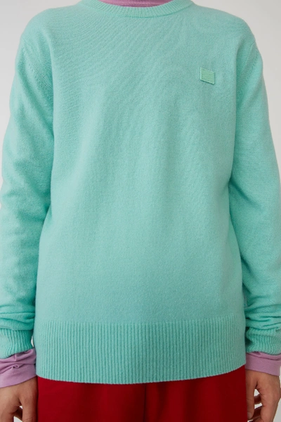 Shop Acne Studios Crewneck Sweater Mint Green