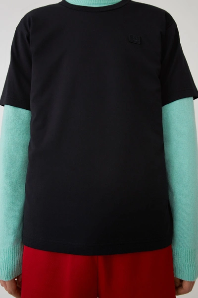 Shop Acne Studios Crew Neck T-shirt In Black