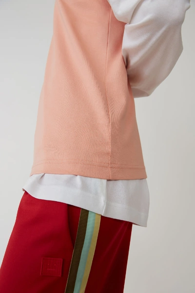 Shop Acne Studios Crew Neck T-shirt In Pale Pink