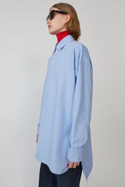 Shop Acne Studios Oxford Shirt Sky Blue