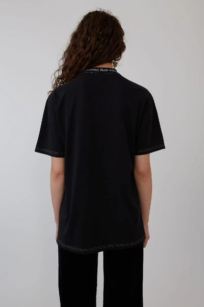 Shop Acne Studios Oversized T-shirt Black