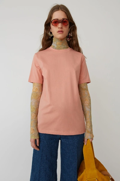 Shop Acne Studios Boy Fit T-shirt Light Pink