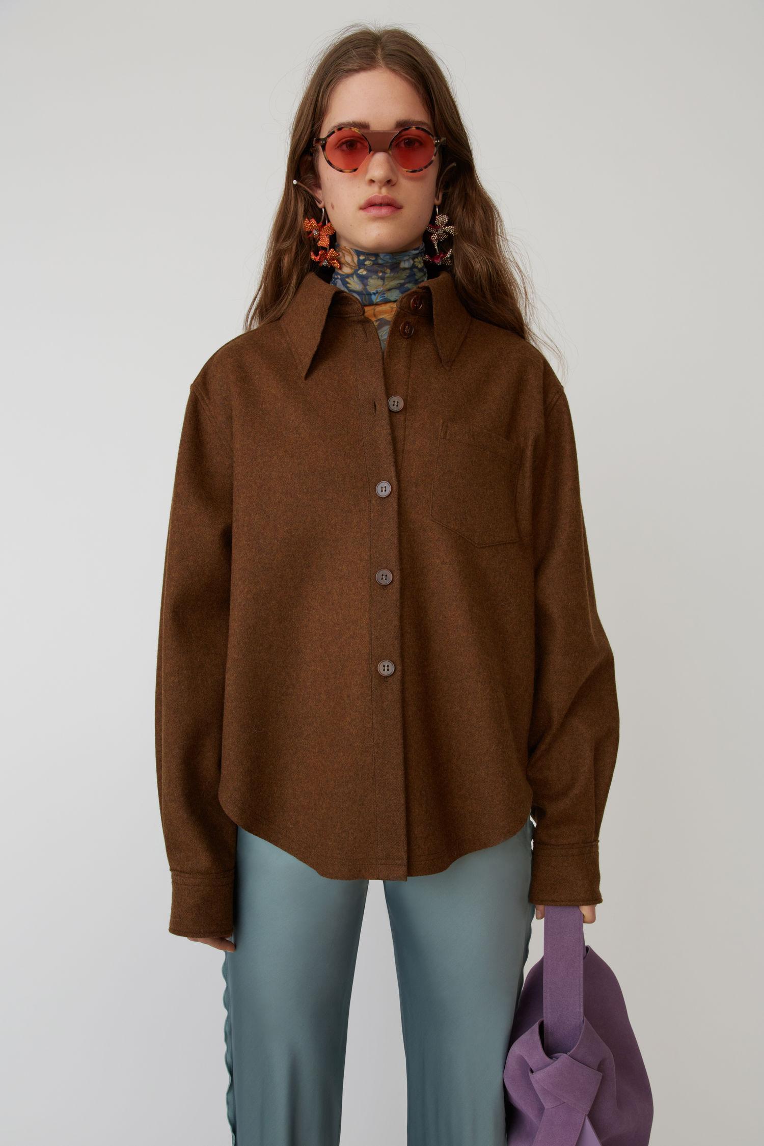 acne studios flannel shirt