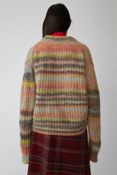 Shop Acne Studios Ribbed Sweater Multi