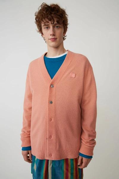 Shop Acne Studios Cardigan Sweater Pale Pink