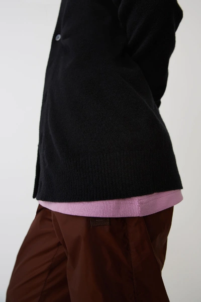 Shop Acne Studios Cardigan Sweater Black