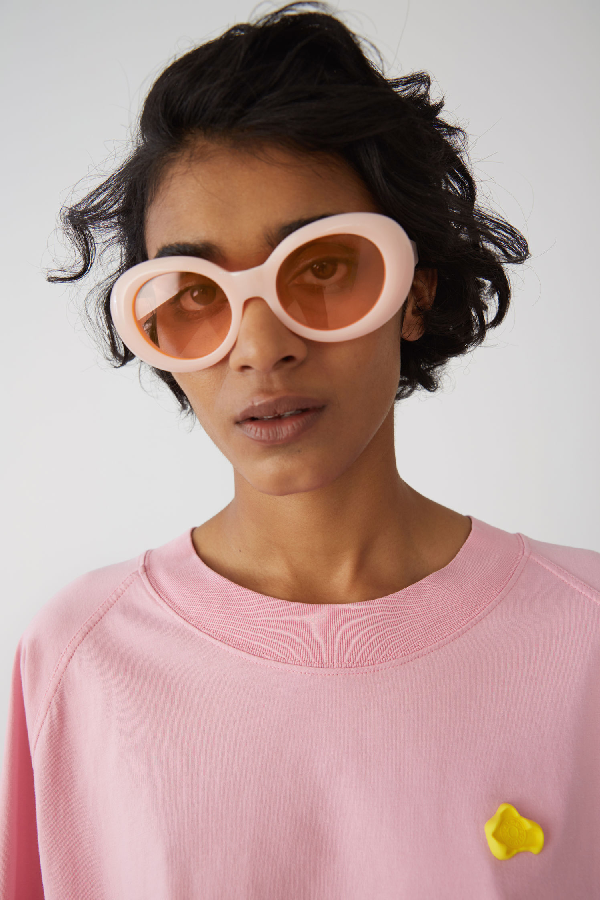 acne studios raglan sleeve shirt pink