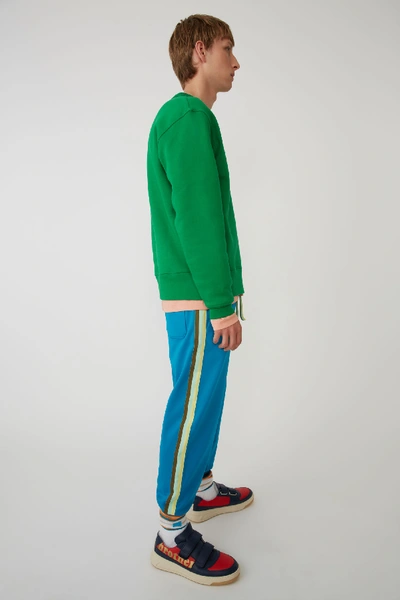 Shop Acne Studios Regular Fit Sweatshirt Kelly Green