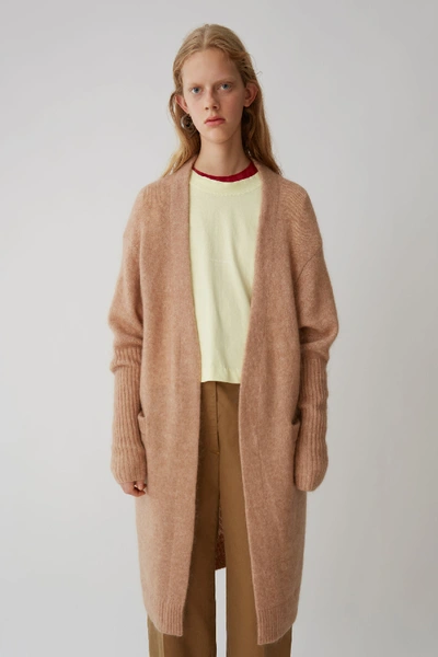 Shop Acne Studios Kimono Sleeve Cardigan Camel Beige