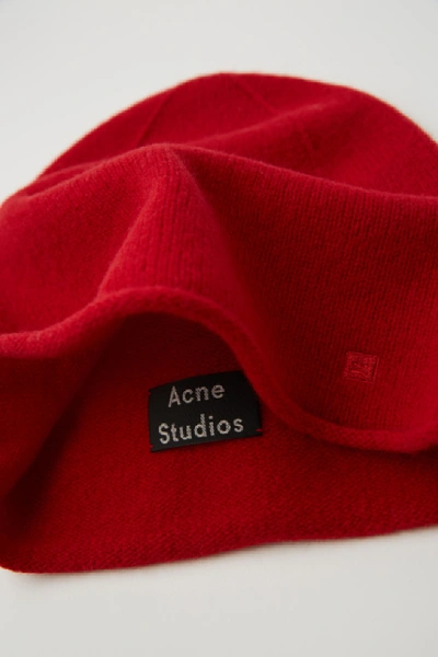 Shop Acne Studios Lightweight Beanie Ruby Red