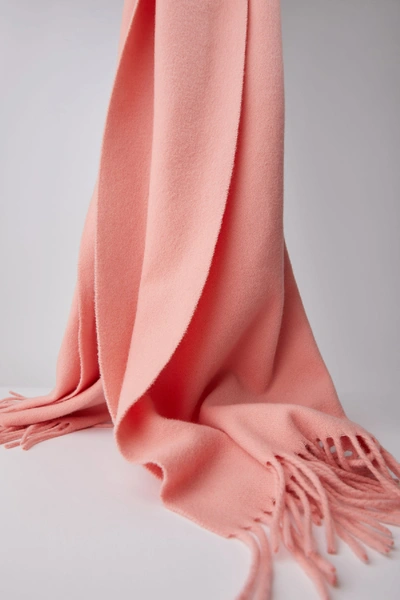 流苏围巾 苍粉色