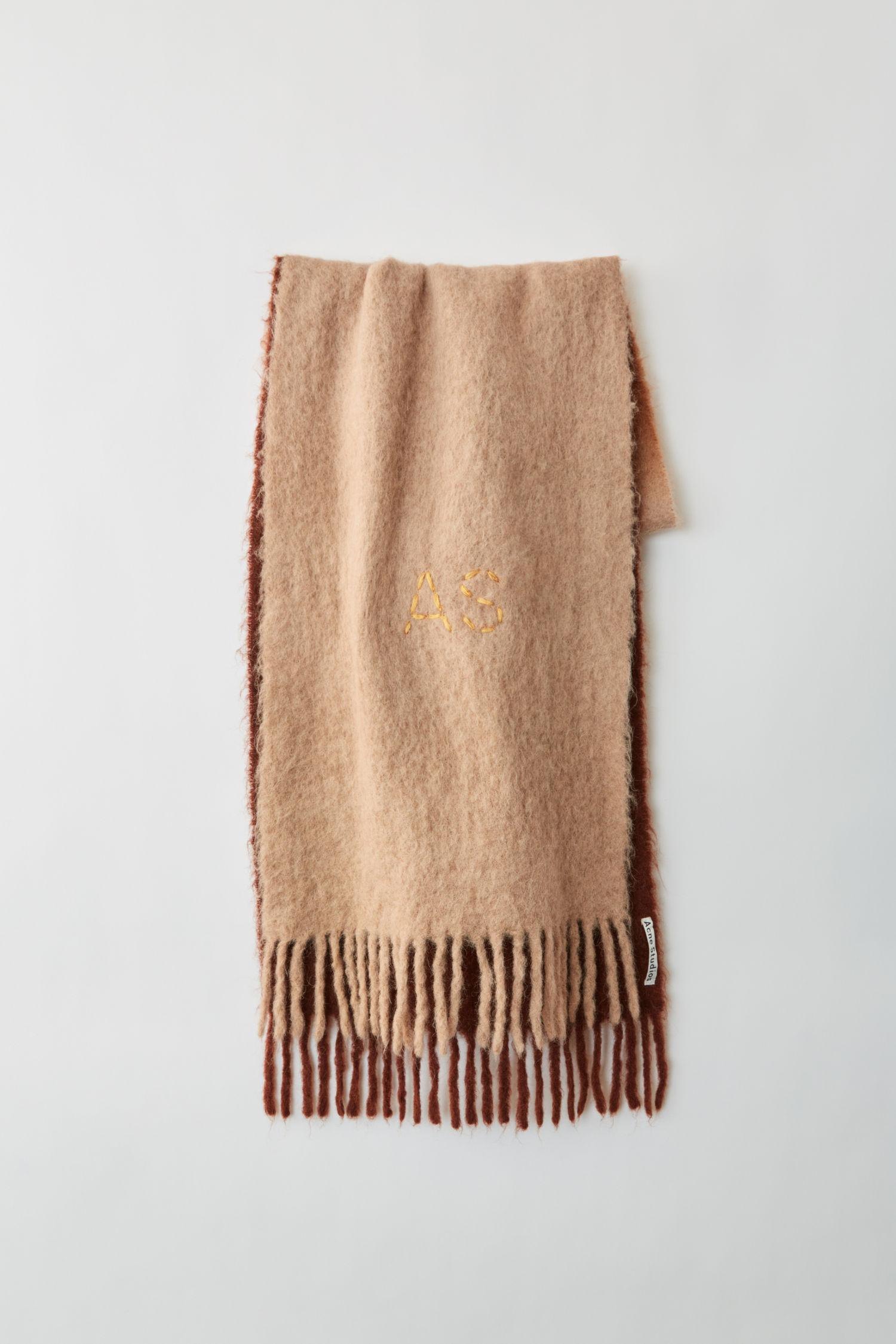acne studios two tone scarf
