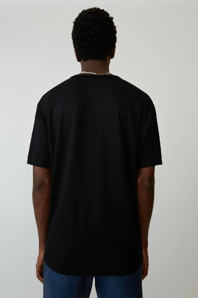 Shop Acne Studios Crew Neck T-shirt Black