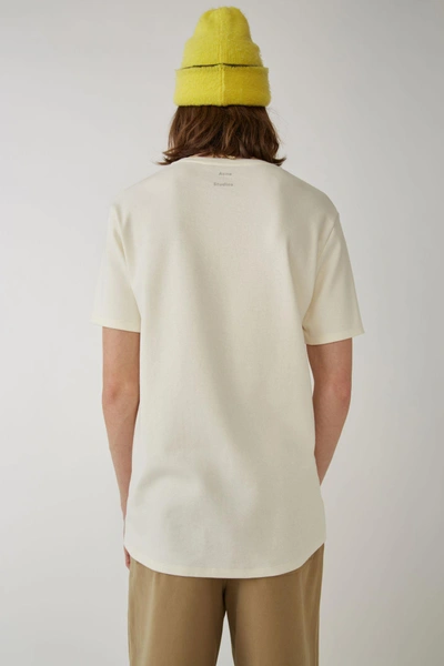 Shop Acne Studios Hippo Print T-shirt Ivory White
