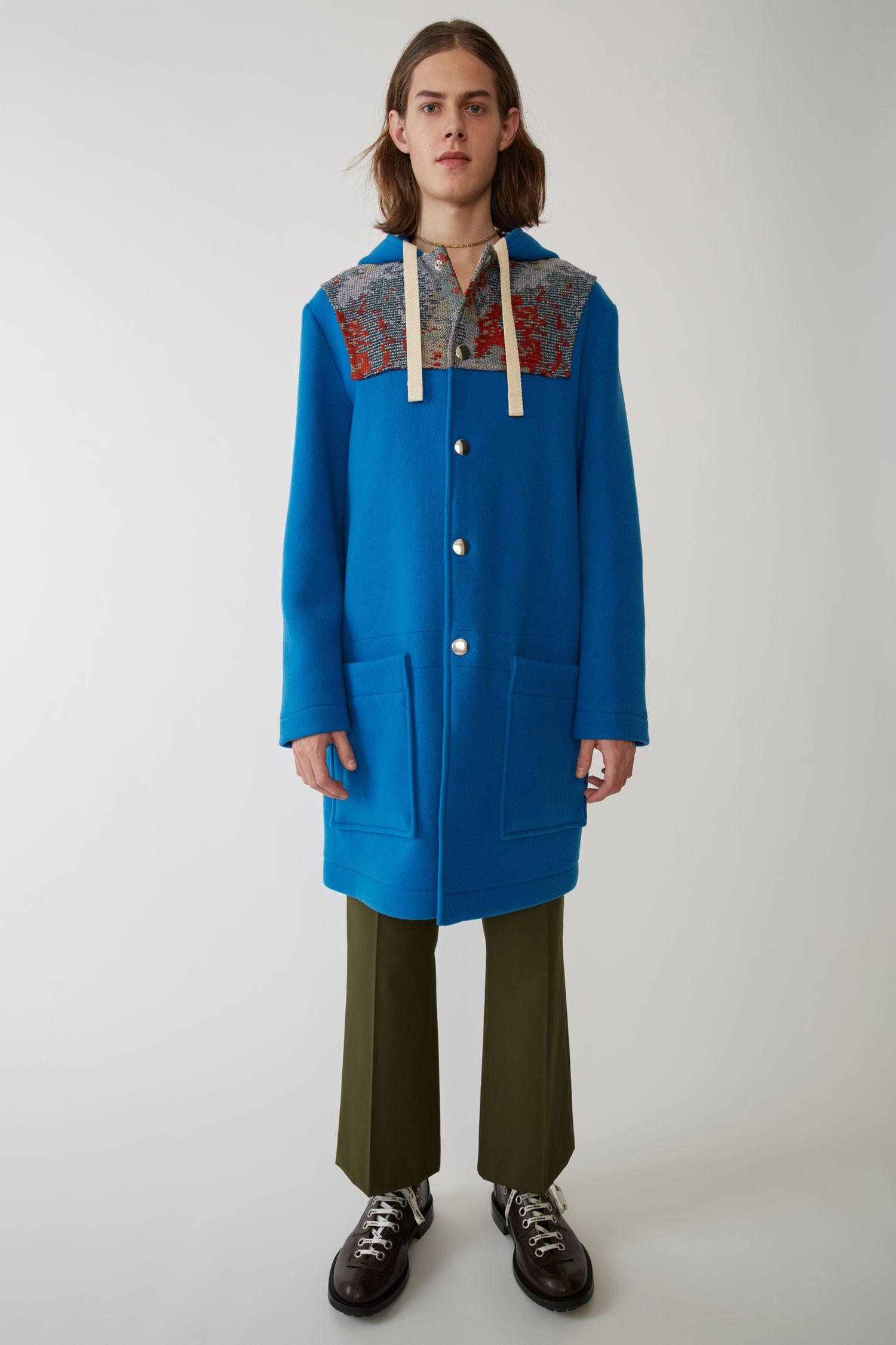 acne studios blue coat