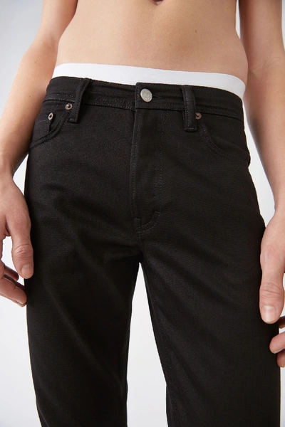 Shop Acne Studios River Stay Black3 Colour In Slim Tapered Fit Jeans
