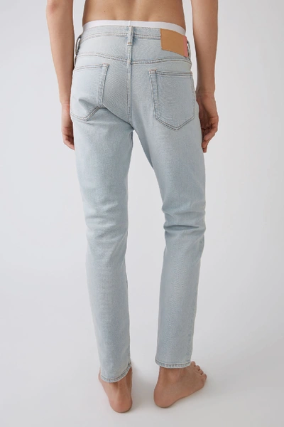 Shop Acne Studios River Lt Blue3 Color In Slim Tapered Fit Jeans