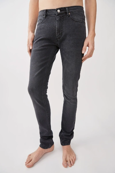 Shop Acne Studios Low-rise Slim Jeans In Color