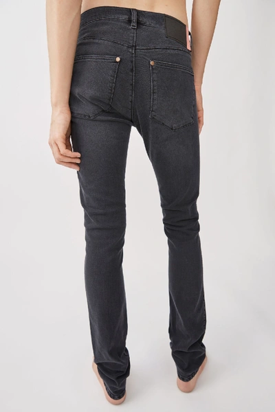 Shop Acne Studios Low-rise Slim Jeans In Color