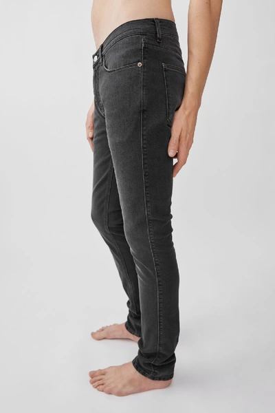 Shop Acne Studios Low-rise Slim Jeans In Color