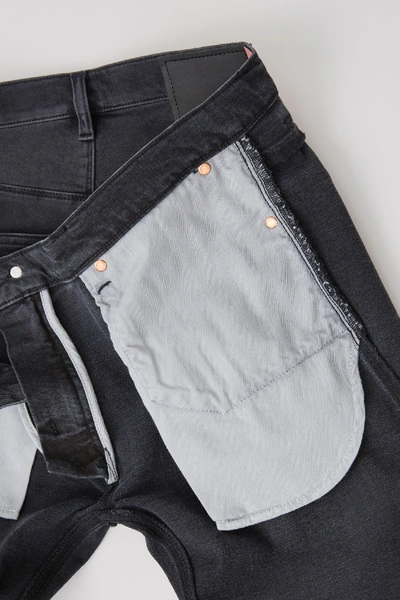 Shop Acne Studios Low-rise Slim Jeans In Color