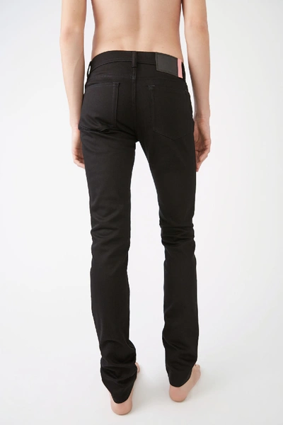 Shop Acne Studios North Stay Black3 Color In Mid-rise Skinny Jeans