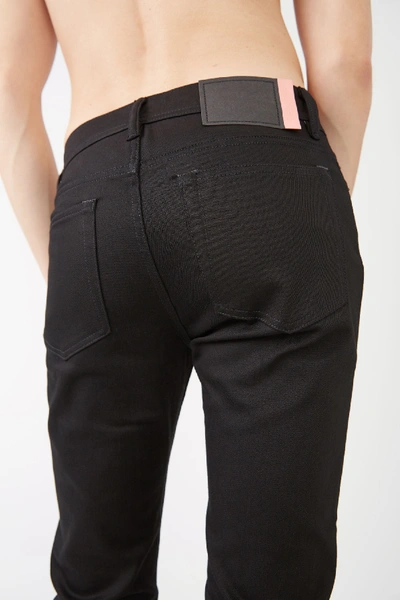 Shop Acne Studios North Stay Black3 Colour In Mid-rise Skinny Jeans