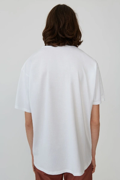 Shop Acne Studios Niagara Optic White In Crewneck T-shirt