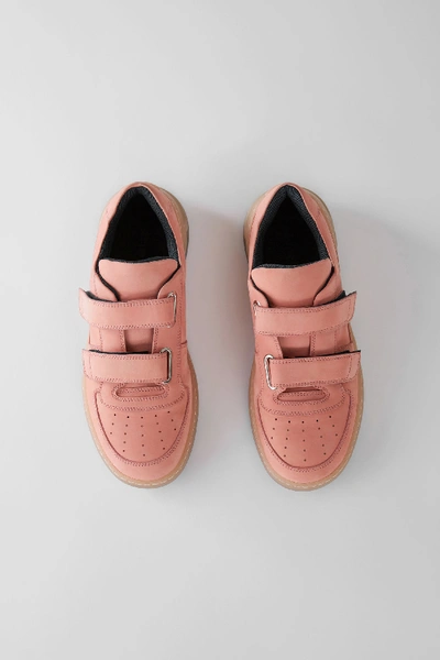 Shop Acne Studios Perey Nubuk Dusty Pink