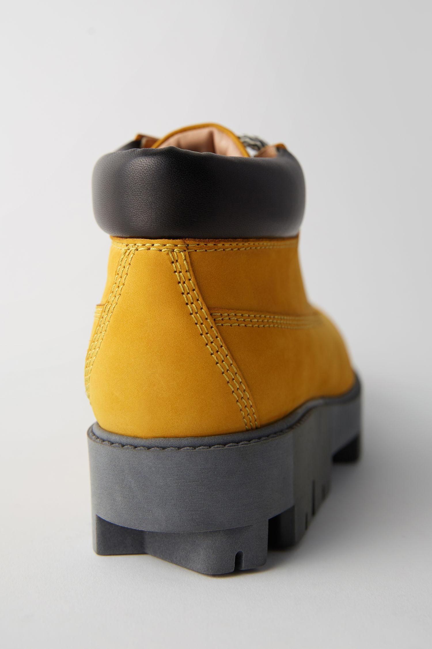 puffy booties acne