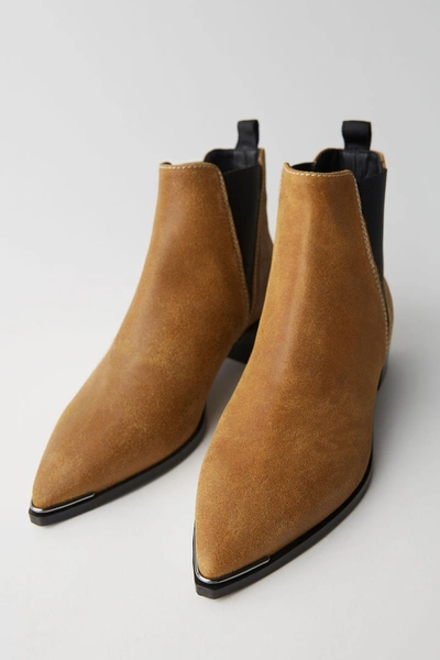 Shop Acne Studios Chelsea Boots Camel Brown