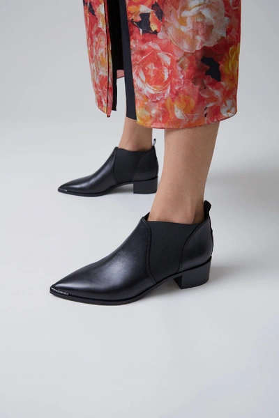 ubetalt Prelude Land Acne Studios Jenny Leather Ankle Boots In Black | ModeSens