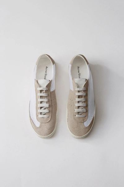 Shop Acne Studios Minimal Sneakers White/off White