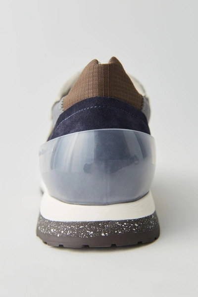 Shop Acne Studios Vintage-inspired Sneakers Dark Grey