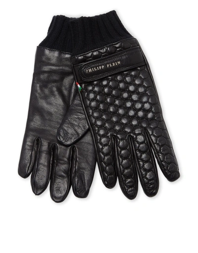 Shop Philipp Plein Lo-gloves Original In Black