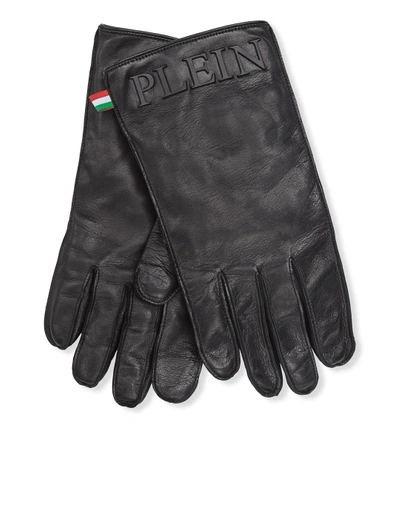 Shop Philipp Plein Lo-gloves Original In Black