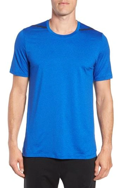 Shop Nike Dry Max Training T-shirt In Cobalt/ Game Royal/ Black