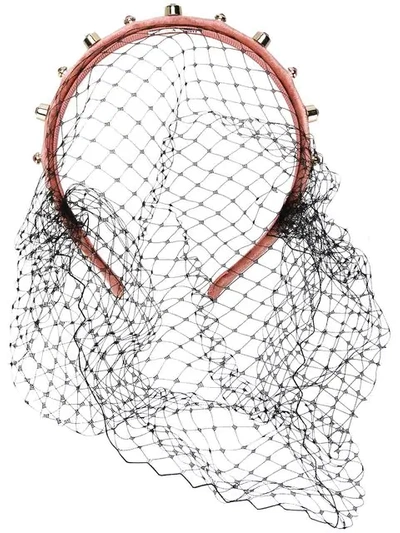 embellished mesh hairband