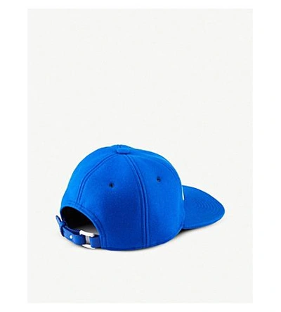 Shop Valentino Vltn Baseball Cap In Acid Bluette