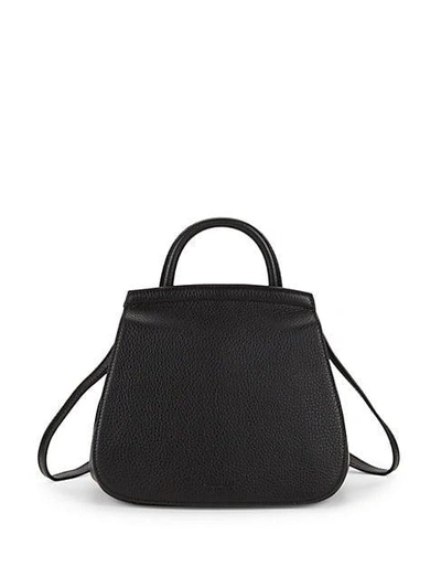 Shop Steven Alan Kate Mini Convertible Leather Backpack In Black