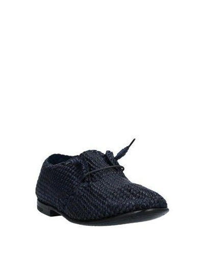 Shop Damy Lace-up Shoes In Dark Blue