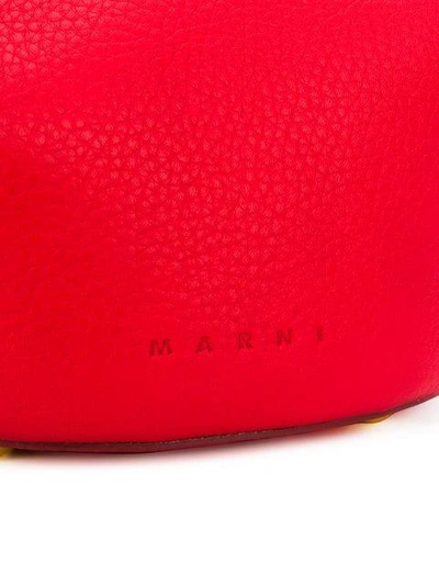 Shop Marni Pannier Tote Bag In Red
