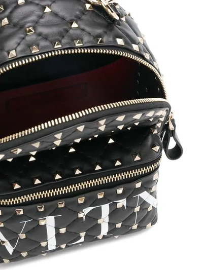 Shop Valentino Rockstud Small Backpack - Black