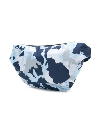 Shop Nike Camouflage Print  Tech Hip Pack - Blue