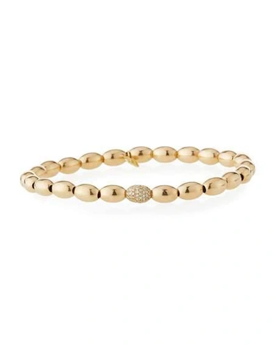 Shop Sydney Evan 14k Gold & Diamond Bead Bracelet